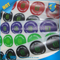 Website business acrylic removed vinyl eggshell sticker destructible tamper proof labels for private logo